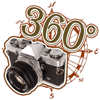 360 degree image - panorama of the Chinook Scenic Byway