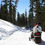 Snowmobiling